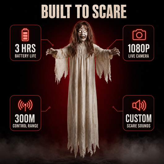 GhostGlide Flying Scare Ghost